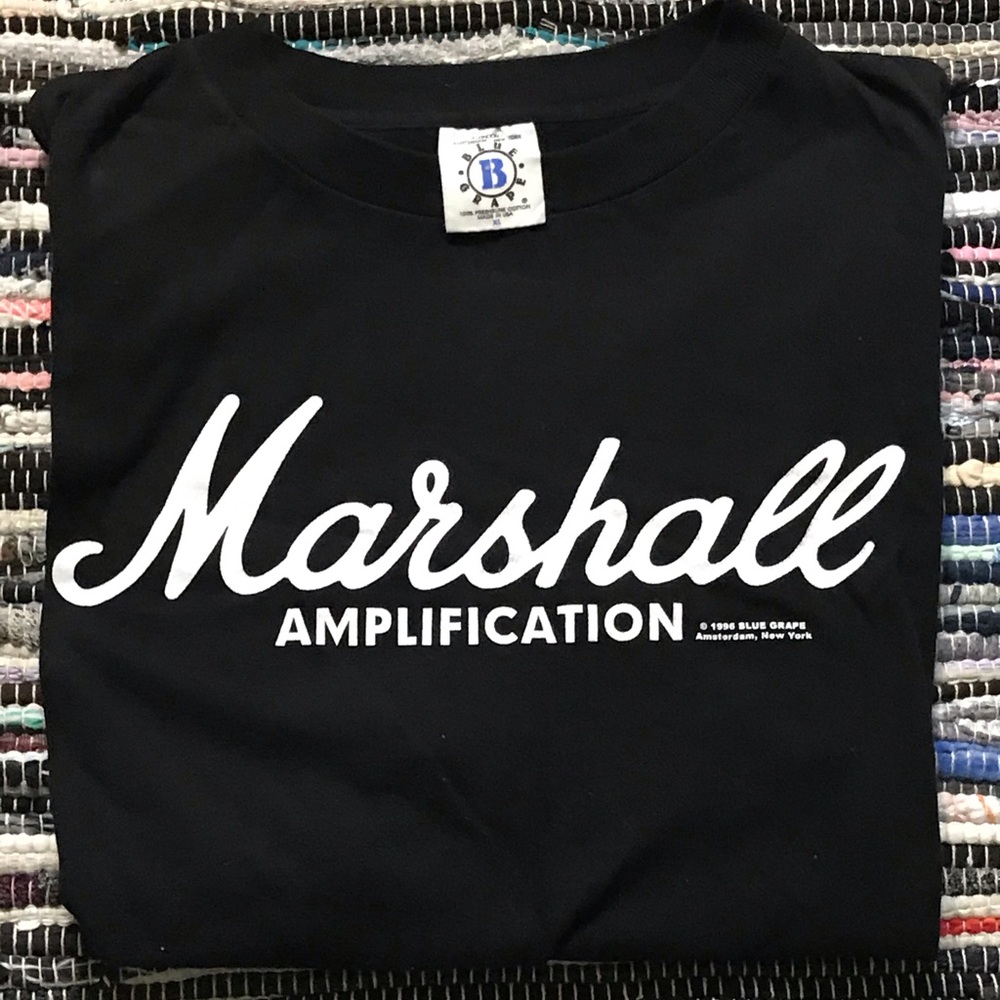 🎼🗣Vintage Marshall Amplifier Blue Grape Shirt